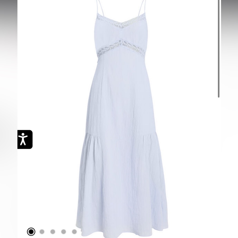 Intermix Light Blue Midi Dress